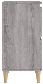 Aparador 60x35x70 cm derivados de madeira cinzento sonoma