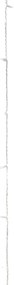 Cordão de luzes com 600 luzes LED 60 m PVC branco quente