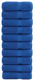 Toalhas de mãos premium SOLUND 10 pcs 30x30 cm 600 g/m2 azul