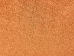 Conjunto de 2 almofadas em veludo laranja 45 x 45 cm AERANGIS Beliani