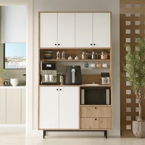 Mobiliário "RE7-SW" - Design Moderno - Oak
White