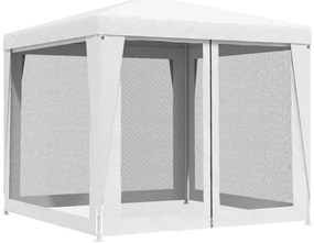 Tenda para festas c/ 4 paredes laterais em rede 2,5x2,5m branco