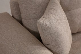 Sofá-cama de 3 Lugares Sinor – Bege – 225x92x75 cm