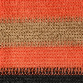 Tela de varanda 120x500 cm PEAD multicor