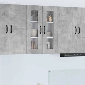 vidaXL Armário de Cozinha Cinzento 60 x 31 x 80 cm Madeira processada