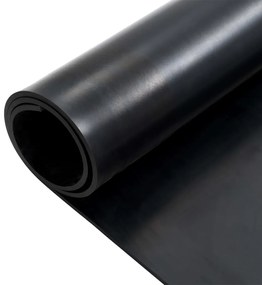 Tapete de borracha antiderrapante liso 1,2x2 m 8 mm