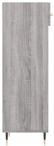 Sapateira 30x35x105 cm derivados de madeira cinzento sonoma