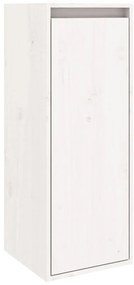 Mesas de cabeceira 2 pcs 30x30x80 cm pinho maciço branco