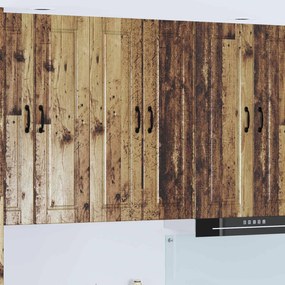 vidaXL Armário de Cozinha com porta Madeira antiga 60 x 31 x 100 cm