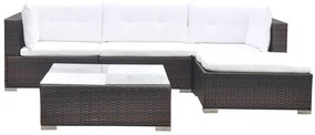 Conjunto Lounge Açores de Jardim - Sofá Chaise Longue e Mesa de Centro