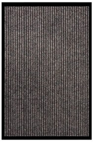 vidaXL Tapete de porta às riscas 80x120 cm bege