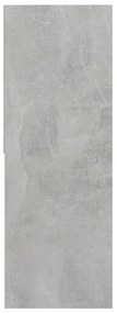Estante 67x24x161 cm derivados de madeira cinzento cimento