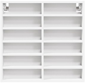 Armário vitrine 60x8,5x58 cm derivados de madeira branco