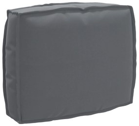 vidaXL Almofada Antracite 50 x 40 x 12 cm Tecido Oxford