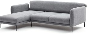 Sofá-Cama de Canto Venus – Cinzento – 265x80x163 cm
