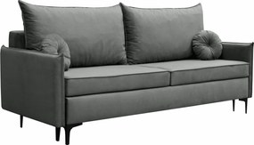 Sofá-cama Clovis 103, Cama com arrumação, 101x216x96cm, 95 kg, Pernas: Metal, Madeira: Pinheiro