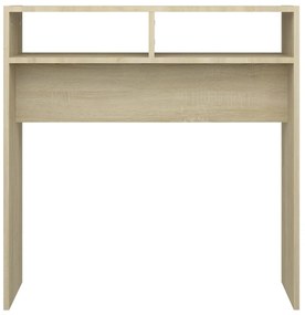 Mesa consola 78x30x80 cm derivados de madeira carvalho sonoma