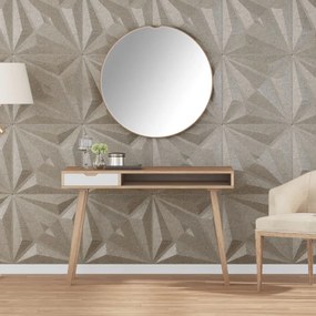 Painéis de parede 12 pcs 50x50 cm 3 m² XPS estrela betão