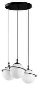 Candeeiro Chandelier Hug – Preto – 36x167x36 cm