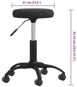 Banco de massagens veludo preto