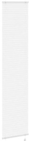 Branco Plissada Cega 40x200 cm Largura Tecido 39,4 cm Poliéster