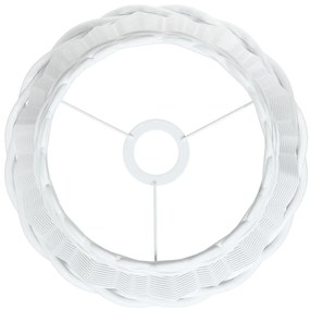 Abajur de teto Ø30x20 cm vime branco
