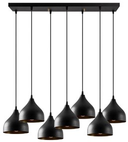 Candeeiro Chandelier Tattoo – Preto – 88 x 40 cm