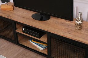 Móvel TV Zeno – Pinheiro Preto – 150 cm x 47 cm x 40 cm