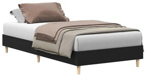 Cama vidaXL 120x200 cm em Madeira de Carvalho Preta
