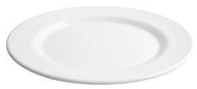 Prato Bavaro Sobremesa Melamina Branco 20.3X2cm