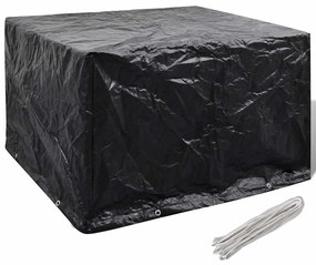 Capa para mobiliário de jardim com 8 ilhós 135x135x90 cm