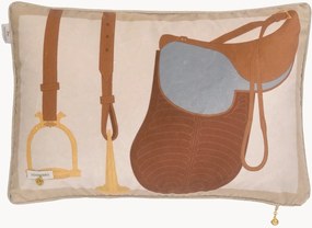 Almofada em veludo Heritage Saddle