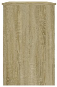 Secretária c/ gavetas 102x50x76 cm derivados de madeira sonoma