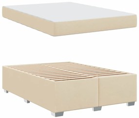 Estrutura da Cama Outros Creme 160 x 200 cm tecido