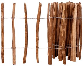 Cerca de estacas em madeira de aveleira 60x500 cm