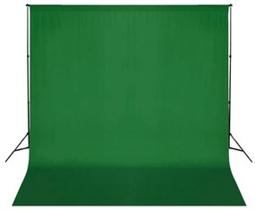 Fundo fotográfico em algodão verde 300x300 cm chroma key
