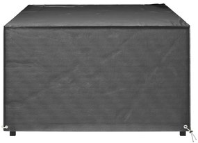 Capas p/ mobília jardim 2 pcs 12 ilhós 213x132x75 cm retangular