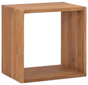 vidaXL Mesa de cabeceira 40x30x40 cm madeira de teca maciça