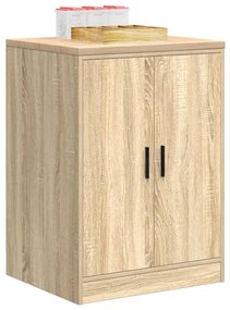 vidaXL Armário de arrumação de garagem carvalho sonoma 60x51x85 cm