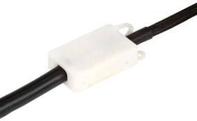 Candeeiro suspenso vintage indust. redondo 25W 31cm E27 branco