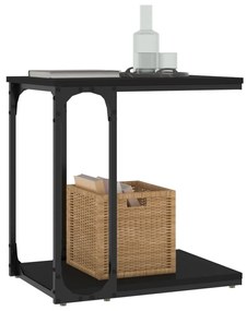 Mesa de apoio 50x35x52 derivados de madeira preto