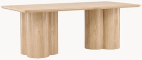 Mesa de jantar com aspeto de madeira Olivia, 210 x 100 cm