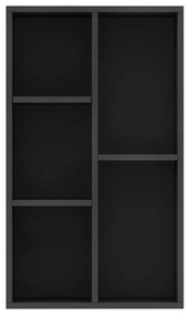 Estante/aparador 50x25x80 cm derivados de madeira preto