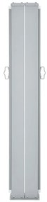 Toldo lateral retrátil 140x1000 cm vermelho