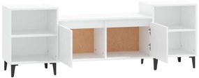 Móvel de TV Lotus de 160 cm - Branco - Design Moderno