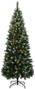 Árvore de Natal artificial com 300 luzes LED 180 cm