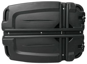 Suporte para guarda-sol de exterior preto