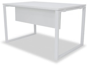 Secretárias de Escritório 1800x800x740mm Kclose Melamina Branco / Branco