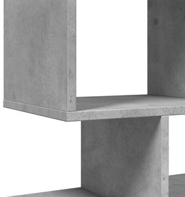 Estante divisória 92x29x112 cm derivados madeira cinza cimento