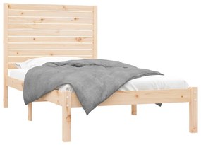 Estrutura de cama 100x200 cm madeira maciço